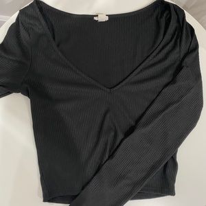 Black V Neck from Garage